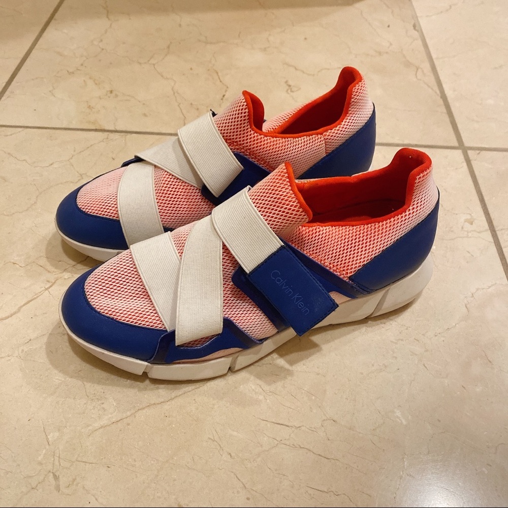 Calvin Klein Velcro Sneakers barely worn